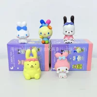 Модная подарочная коробка-слепок Санли ой персонаж кролик фигурные украшения Пача Джеква Пудинг Дог 5 подарочных украшений в коробке