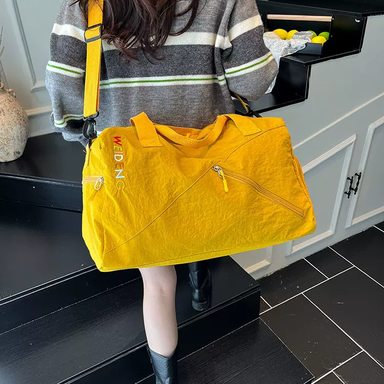 跨境干湿分离游泳健身包男女短途衣物收纳行李袋可套拉杆旅行包袋