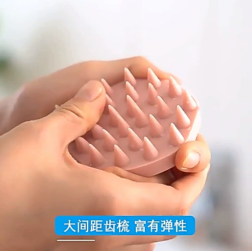 Силиконовый массажер для мытья головы и кожи головы, щетка