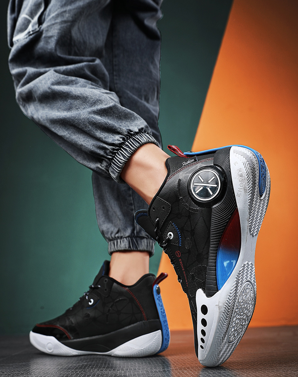 Mirage Basketball Shoes Men's Wade Breathable Real Anti-skid Wear-resistant Children's Sports Shoes_desvips.com