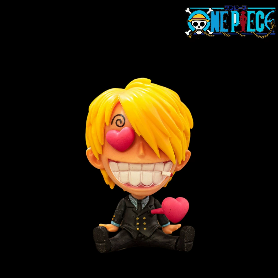Коллекционная аниме-статуя Один за несколькими персонажами из One Piece, динамичная поза, детальная роспись, класс 9 см