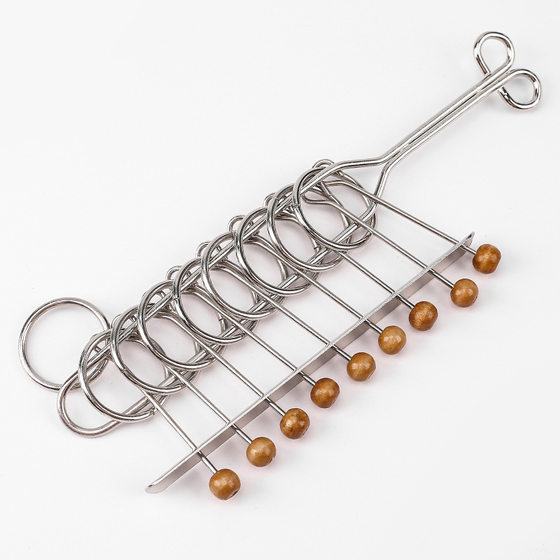 Nine series educational toys for adult primary school students, the elderly, intelligence unlocking ring, children's Kongming lock thinking logic training