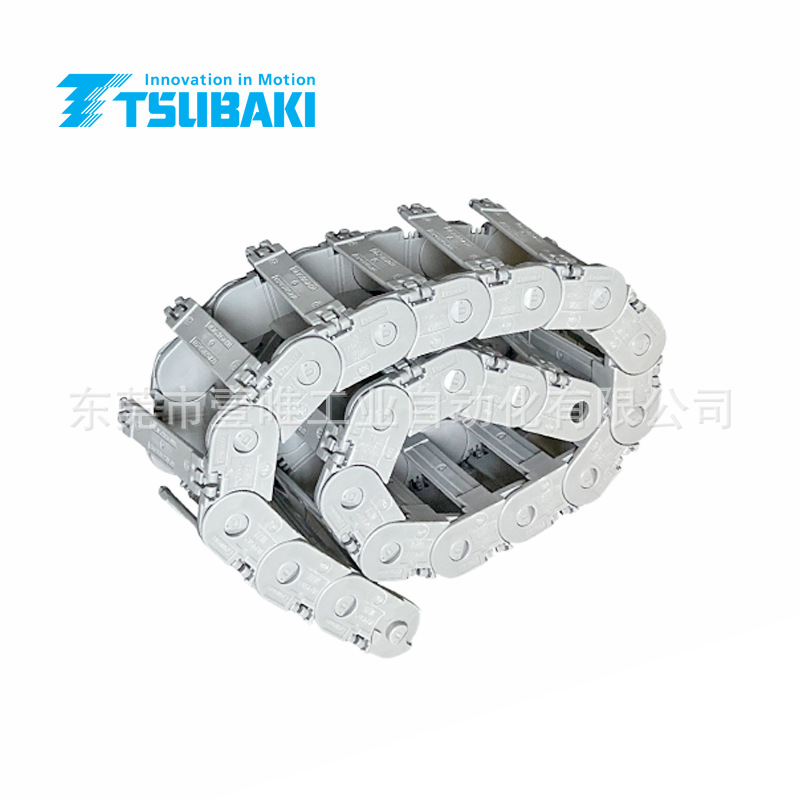 椿本MW低摩擦规格拖链TKP35H22-30W50R75M塑料外侧开盖移动线槽