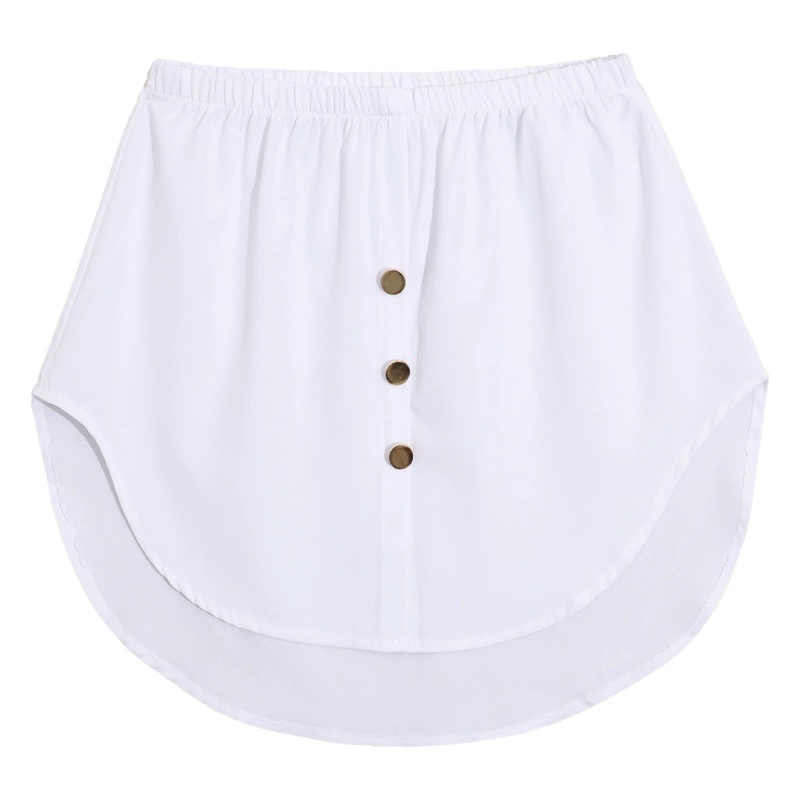 Универсальная новая рубашка, свитер с искусственным подолом, Женская Внутренняя юбка А-образной формы в Корейском стиле, покрывающая пердусную занавеску