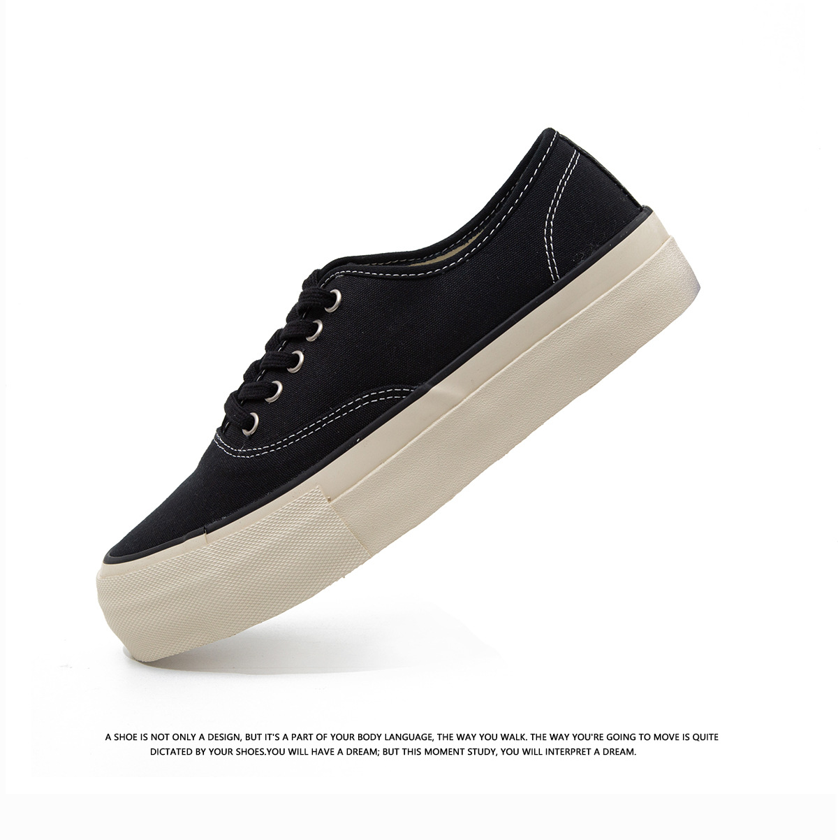 Paksupohjaiset hengittävät kankaat, joissa on korotettu korkeus. 2024, uudet pienet valkoiset miesten matalat ja trendikkäät lautakengät, japanilaiset._voghion.com