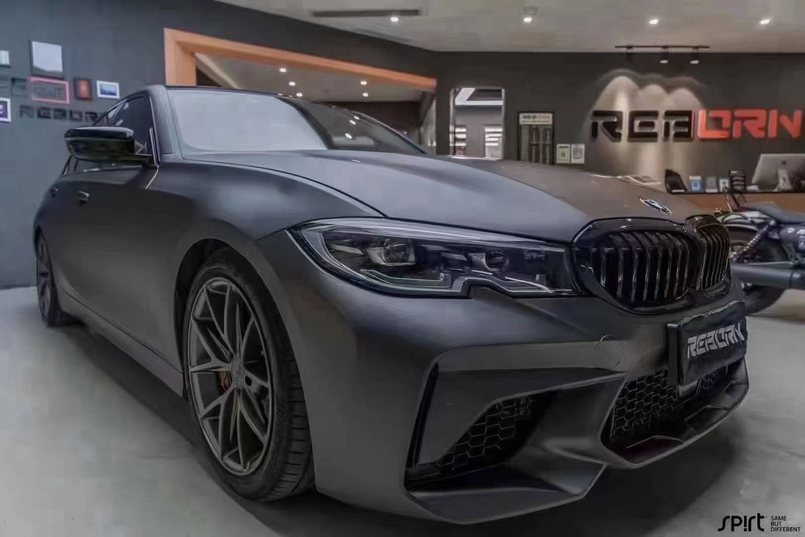 Suitable for Bmw 3 Series 20-22 Models M3C Front Bumper Assembly Modification Large Body Kit G20G28 Sports Front Lip Kit