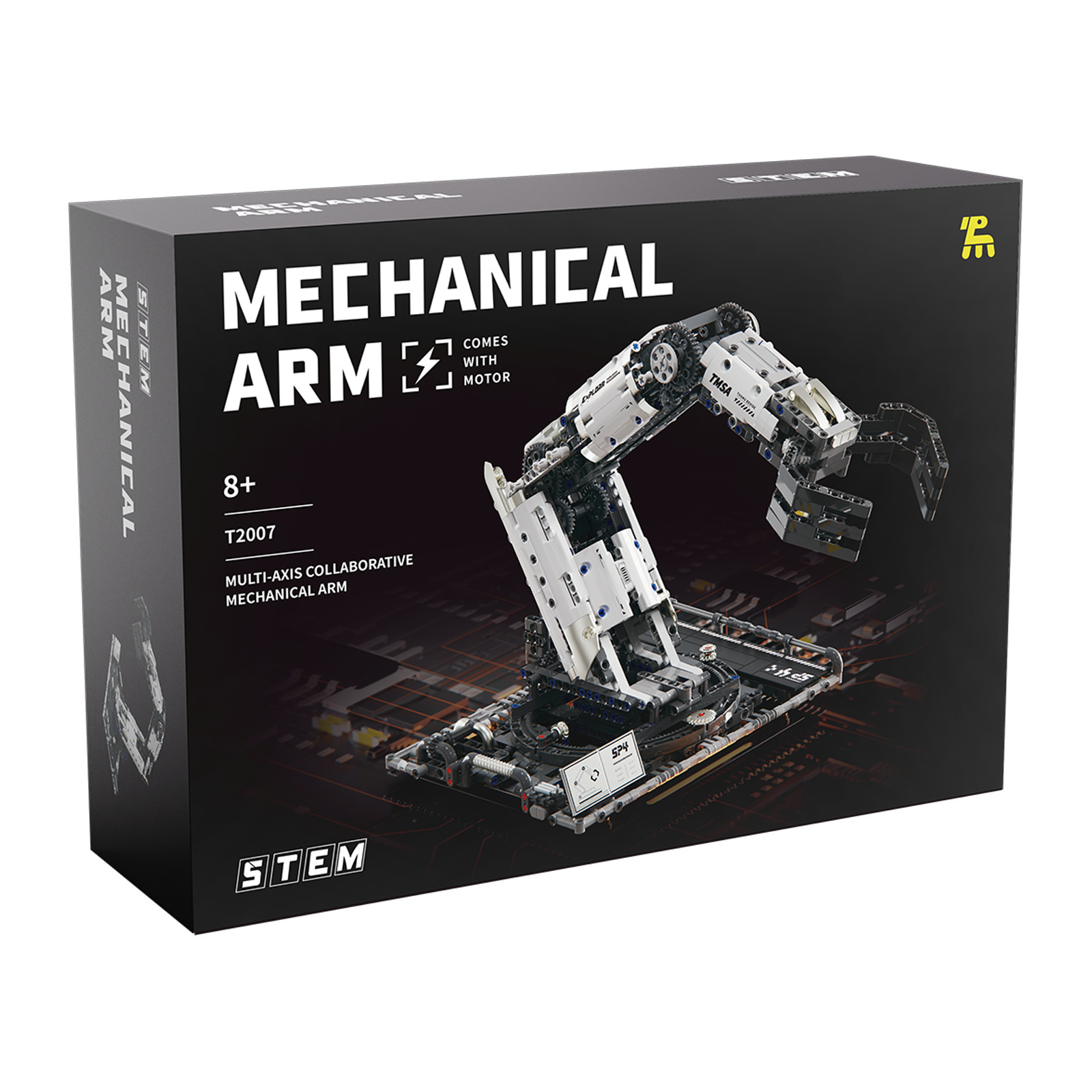 TOMU T2007 programación de bloques de construcción de brazo robótico STEM programación infantil puzzle ensamblaje de juguetes de control remoto