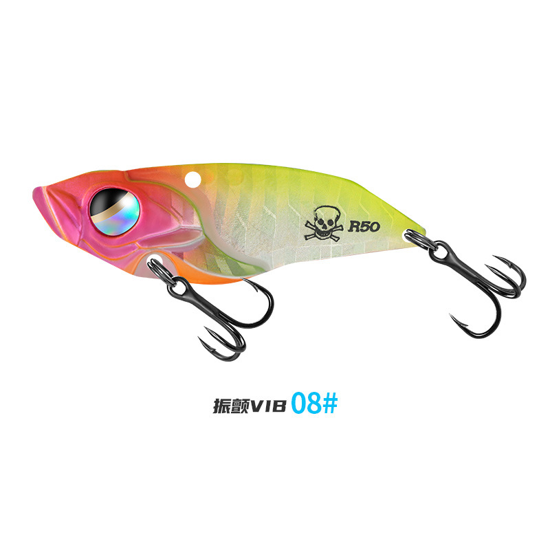 Aohu バイブ ルアー ショベル バイブ ルアー ハードベイト 4X 強化 3 フック漁具アクセサリー マイクロオブジェクト バイブ卸売