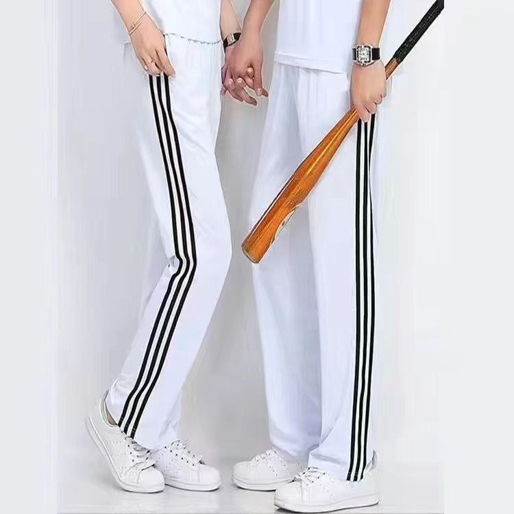 White Pants/Black three bars (thin)