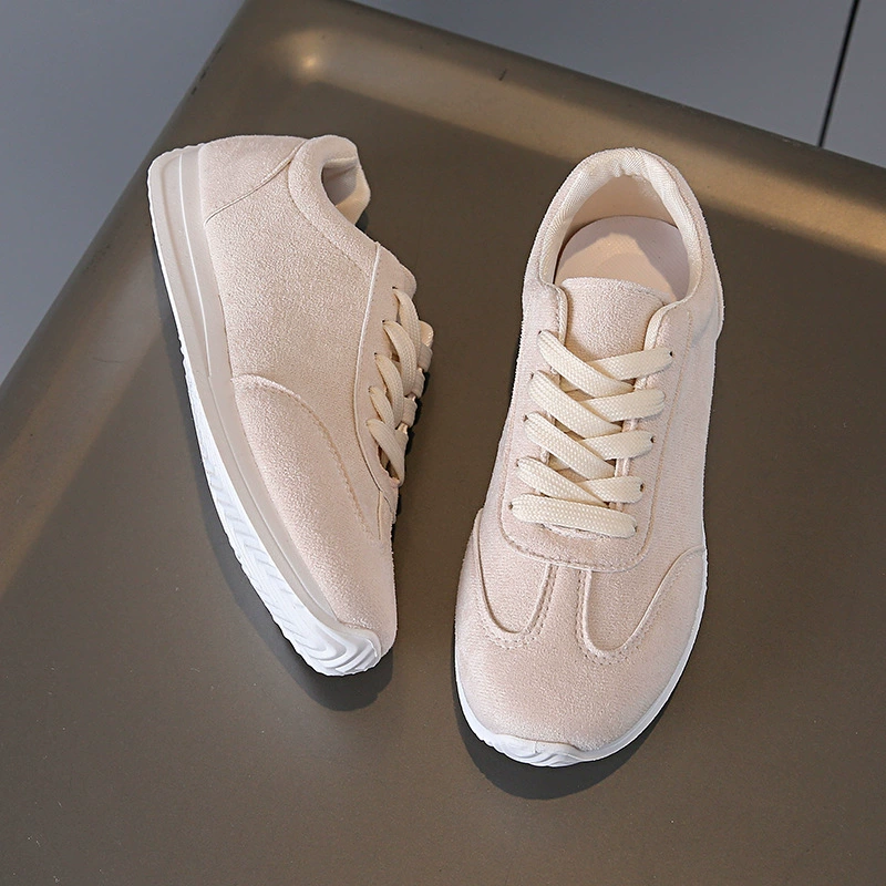 Маленькие белые туфли женские кожаные лапши 2024 новые весенние и осенние nin chao корейские версии дикие студенческие повседневные спортивные плоские туфли