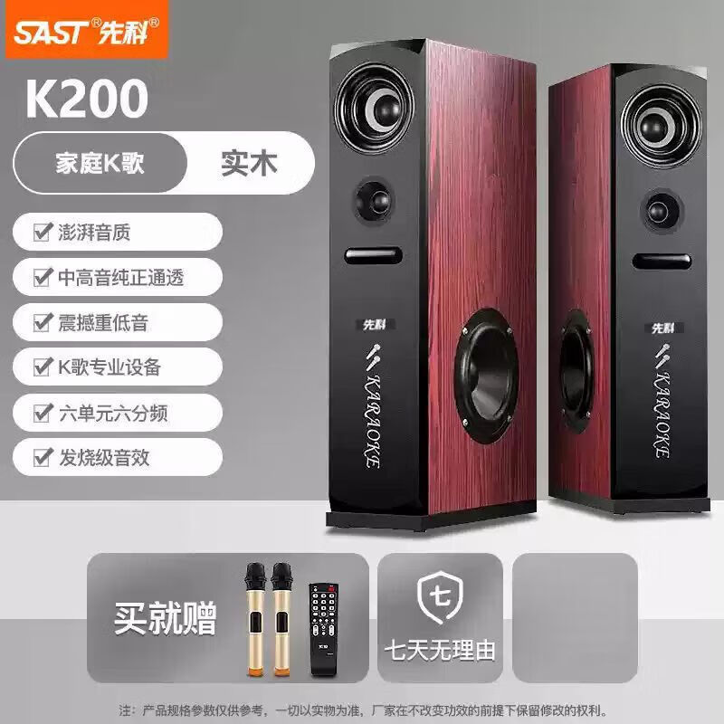 先科(SAST) ホームテレビ床置き式k歌音響セットリビングホームシアターカラオケ低音|undefined