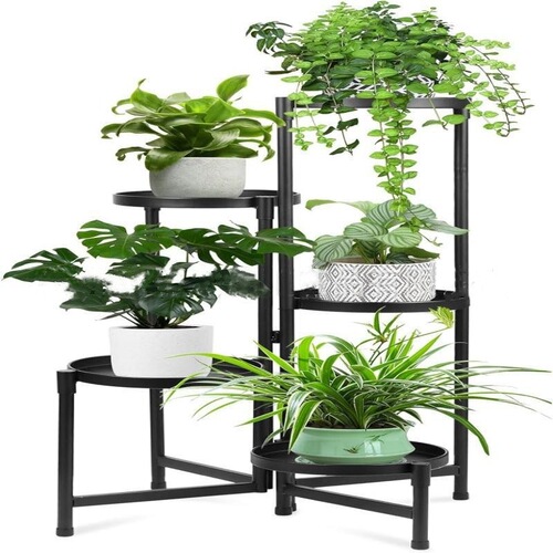 European minimalist multi-layer indoor outdoor plant stand shelf floor-standing living room balcony pothos green plant pot stand