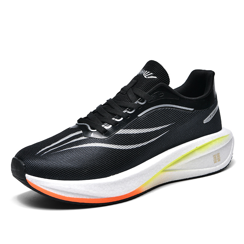 Nuevos juveniles de placa de carbono para correr carreras de velocidad de prueba física de entrenamiento de maratón profesional para hombres zapatos deportivos para correr