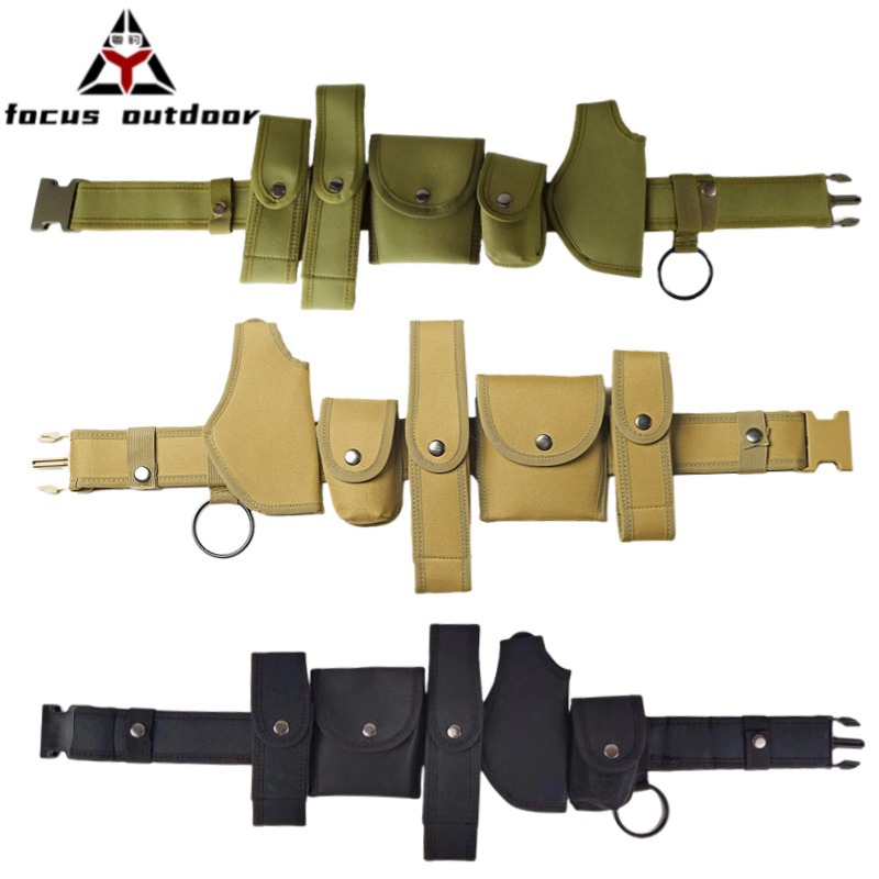 Bolsa de entrenamiento de deportes al aire libre multifuncional de seis piezas juego de cinturón táctico CS entrenamiento accesorios bolsa táctica al por mayor
