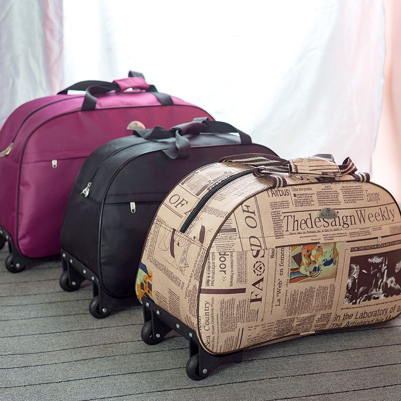 Trolley Bag for Short Trips, Men's Large-Capacity Luggage Bag, Women's Oxford Cloth Trolley Travel Bag, Travel Bag, Portable Travel Bag Trolley Bag for Short Trips, Men's Large-Capacity Luggage Bag, Women's Oxford Cloth Trolley Travel Bag, Travel Bag, Portable Travel Bag