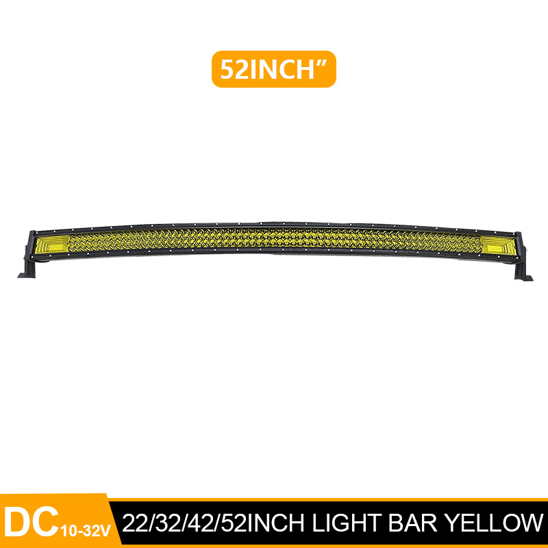 노란색 스트레이트 52 인치