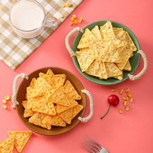 厚厚三角奶酪玉米片40克芝士咸香味辣年糕味休闲零食糕点芝士味