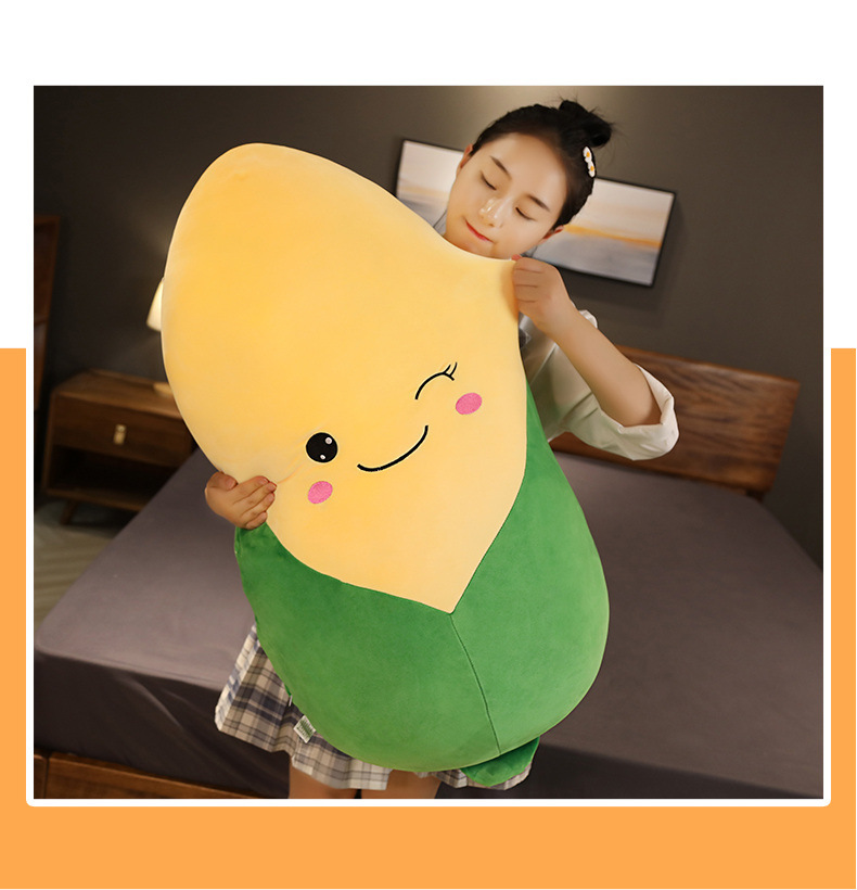 Cartoon Artificial Vegetable Eggplant Pillow Doll Plush Toy Carrot Large Pillow Cloth Doll down Cotton Doll