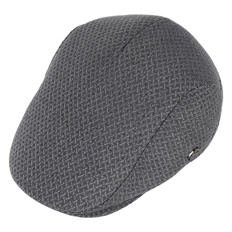 Sombrero de los hombres de primavera y verano nuevo de mediana edad y ancianos hacia adelante sombrero transpirable a prueba de sol delgada gorra de pico boina británica sombrero de pintor