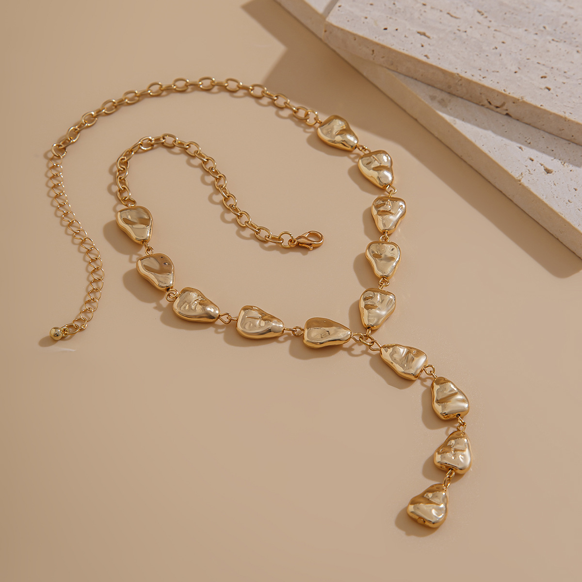 Solid Color Pattern Simple Style Classic Style Solid Color CCB Alloy Wholesale Pendant Necklace