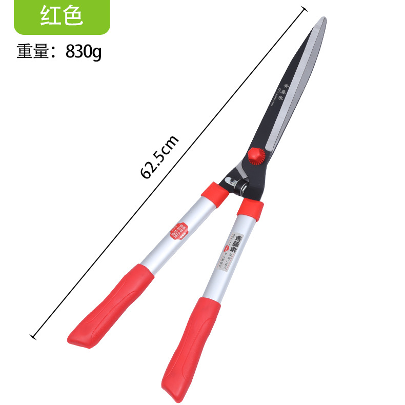 Tijeras de césped de jardín de vid verde Tijeras de acebo Tijeras de aleación de aluminio Fábrica en stock Tijeras de césped de jardín verde