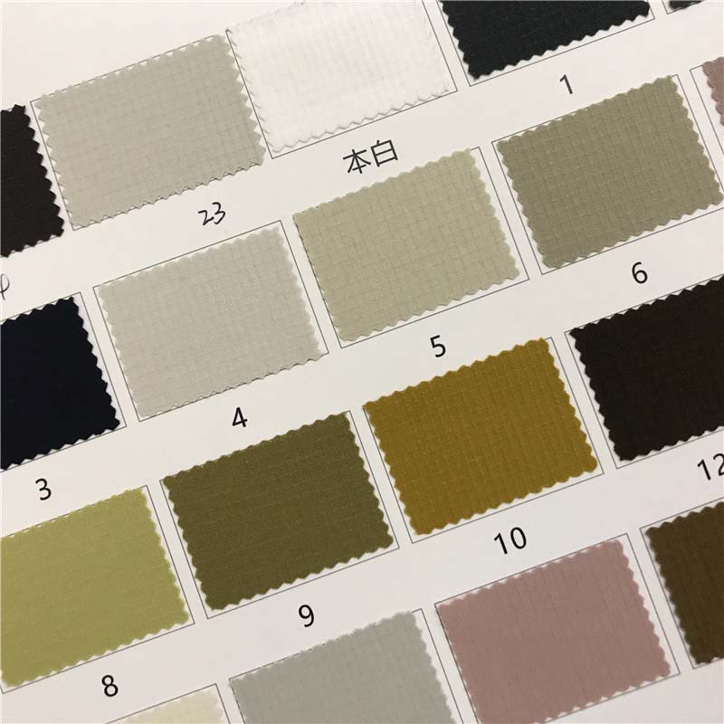 砂洗加厚双线格T800面料26个色现货供应户外风衣裤子面料3901299