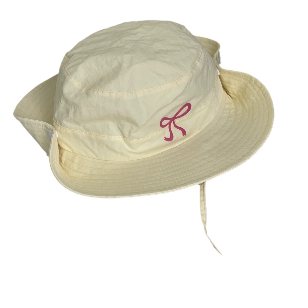 Дышащая, fisherman hat для студентов, привлекающая внимание девочек, шляпа для скалолазания с бантом, цвет конфет, ультра-тонкая и быстрая сушка