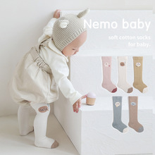 新生儿宝宝袜子秋冬新品婴儿袜子无骨松口宽口不勒脚宝宝长高筒袜