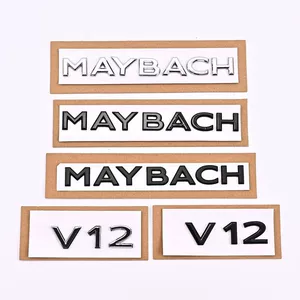 Mercedes-Benz S-Class S450L, S580, S680 V12, MAYBACH arxa emblemi