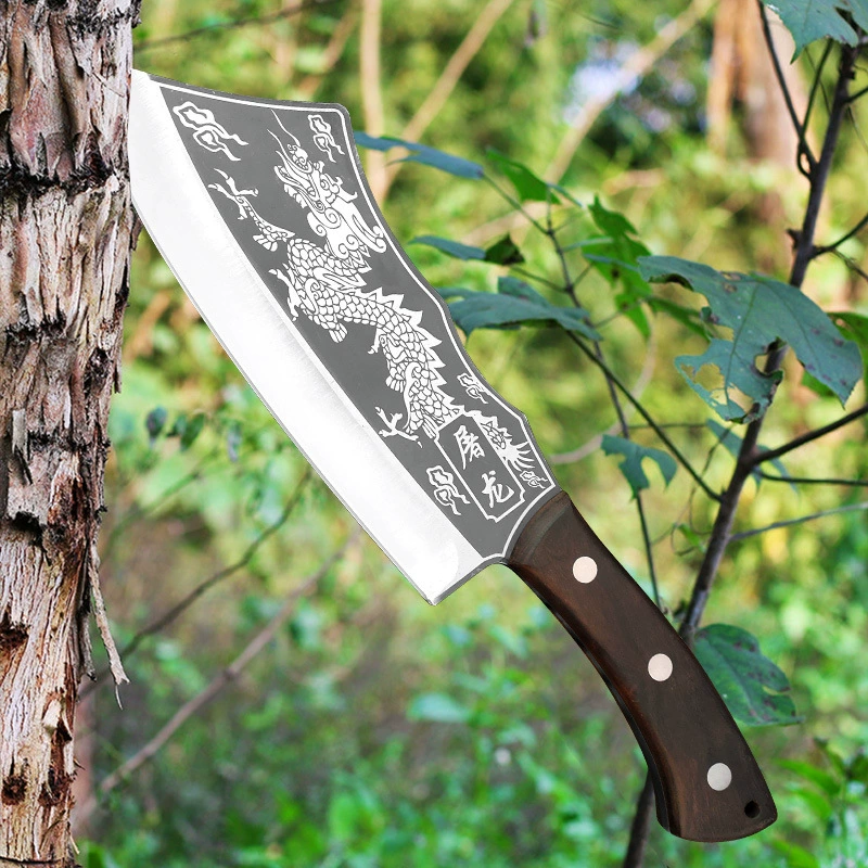 Forging stainless steel outdoor agricultural sickle cutting firewood knife cutting tree cut grass and open mountain knife