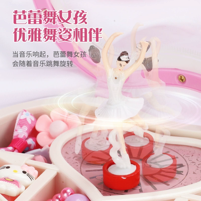 Rotating dancing children's music box, Birthday gift