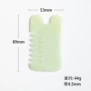 Round jujube green U-shaped wooden comb