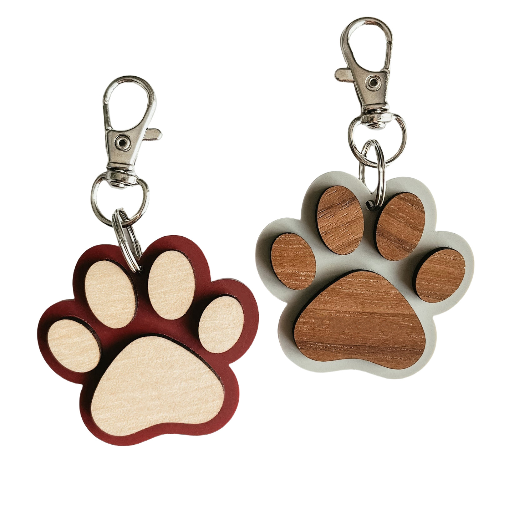 10g Weight Keychain Classification 1 Piece Quantity Holiday, Daily Occasion Wood, Boxwood Material Color Block Pattern Simple Style Style 1 Piece Simple Style Color Block Wood Boxwood Keychain 2