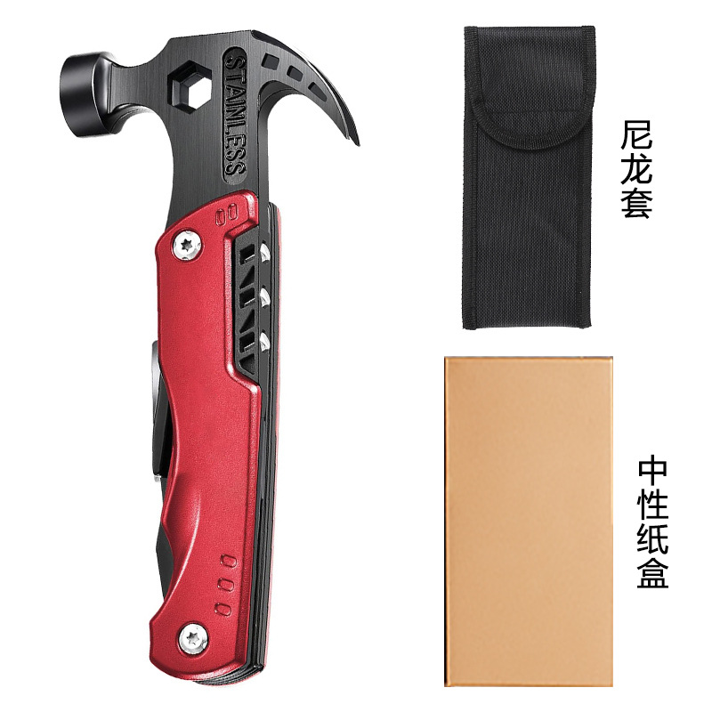 빨간 손잡이 망치 나일론 소매 카톤