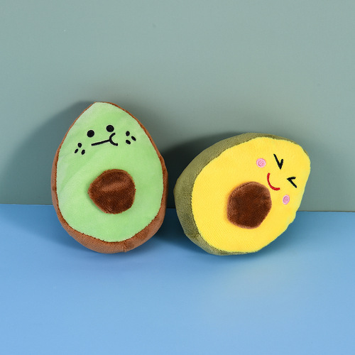 Pet Supplies Amazon Food Fruit Donuts Teeth Grinding and Teeth Cleaning Interactive Dog Plush Sound Toy