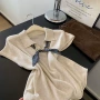 夏季宽松polo休闲针织衫