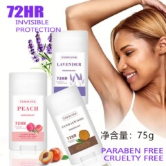 跨境止汗香体膏淡化腋下异味止汗棒除臭棒亚马逊香体止汗膏止汗露