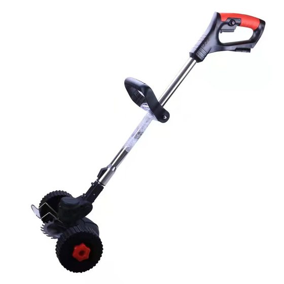 Lithium battery lawn mower wheels household small lawn mower wheels charging lawn mower weeding artifact wheels