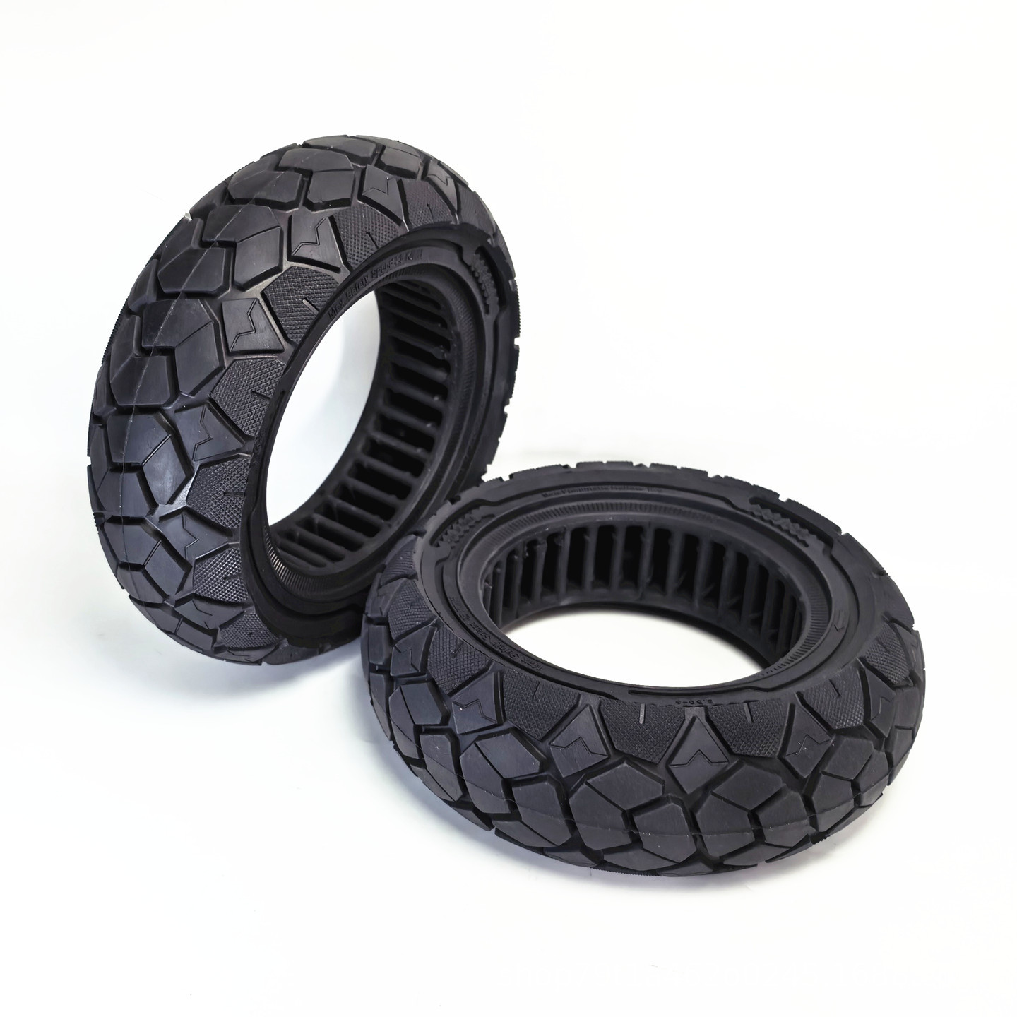 3.50-6 solid tire for recreational four-wheeled electric vehicles, suitable for drivers, no inflation required, puncture-resistant, 350-6 hollow solid tire
