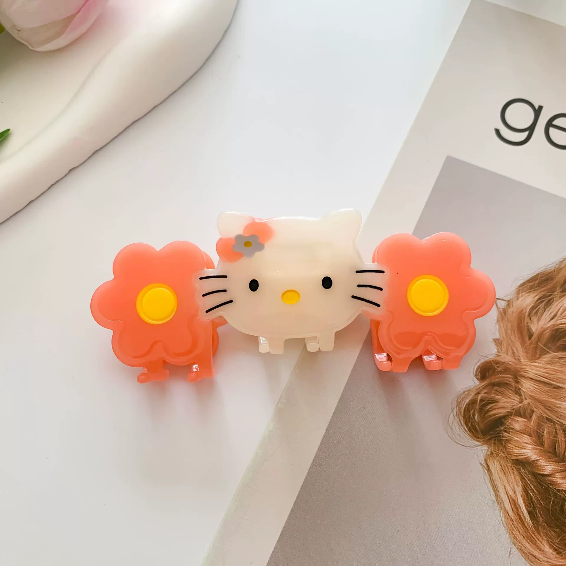 Мультяшная cute заколка hairgrip, крабовая булавка, палочка для волос, аксессуар для волос, большой акула, кот