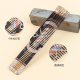 Xunmei Hair Salon Hair Stylist Special Hair Comb Vintage Printing Men's Flat Hair Comb Hair Cutting Push Edge Cutting Hair Comb