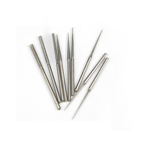 3MM diamond grinding needle cylindrical grinding head extended needle reaming drill bit