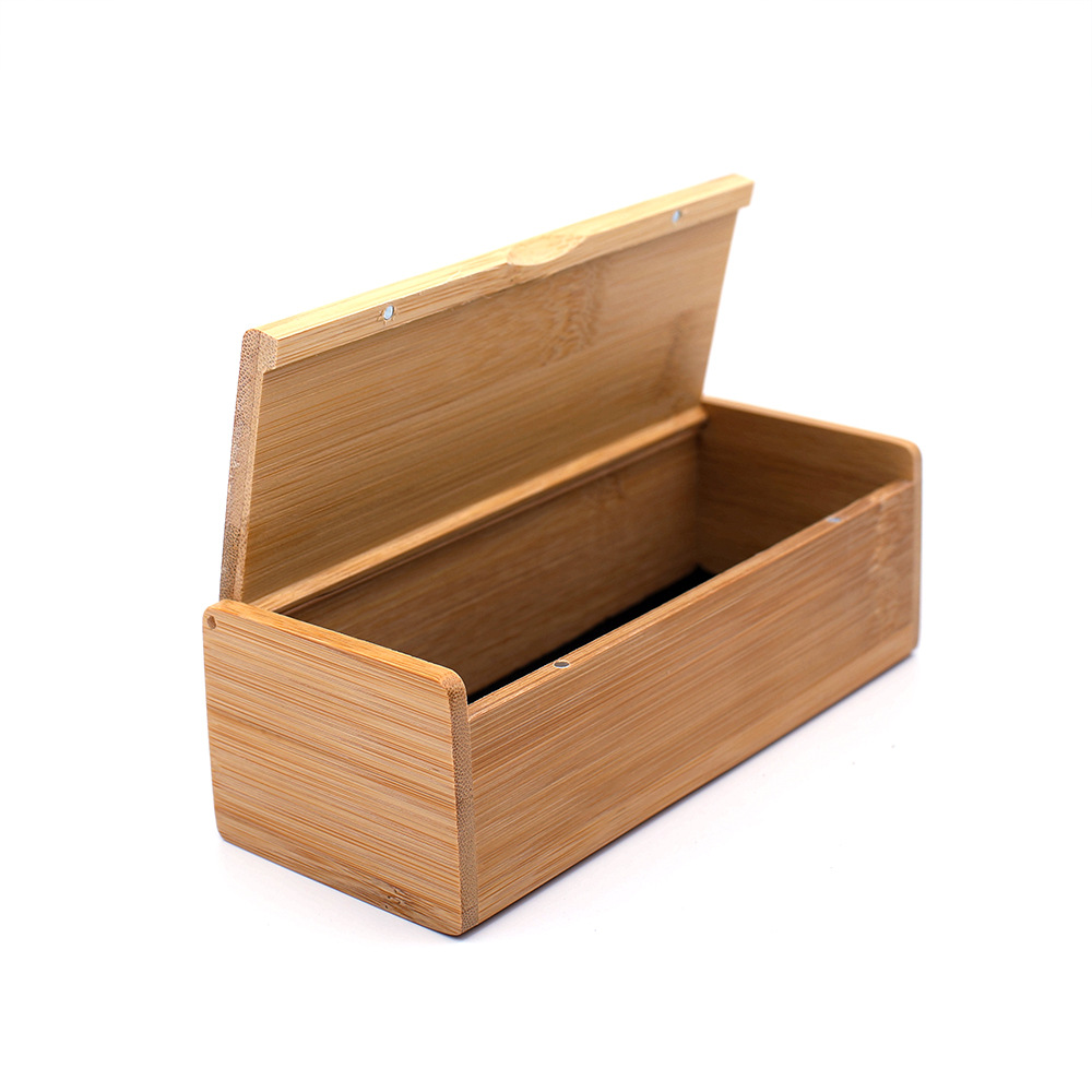 Bamboo tube glasses box watch box wooden box variety of solid wood bamboo packaging box sunglasses packaging