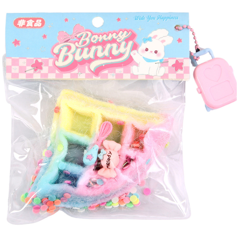 Descompresión pellizco Música comida jugar pellizco música juguete de descompresión TPR pellizco bolsa ciega pellizco música