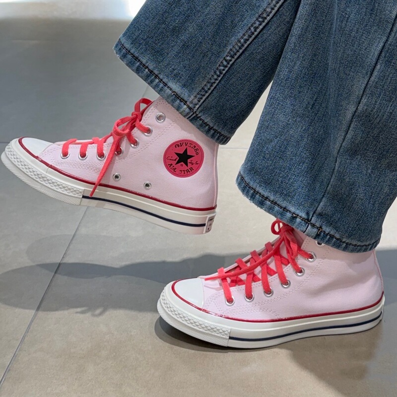 Putian 1970 Canvas Shoes High-Top Women's Chuck Snl Cherry Blossom Pink Versatile Comfortable Light Pink Watermelon Red Sneakers for Men