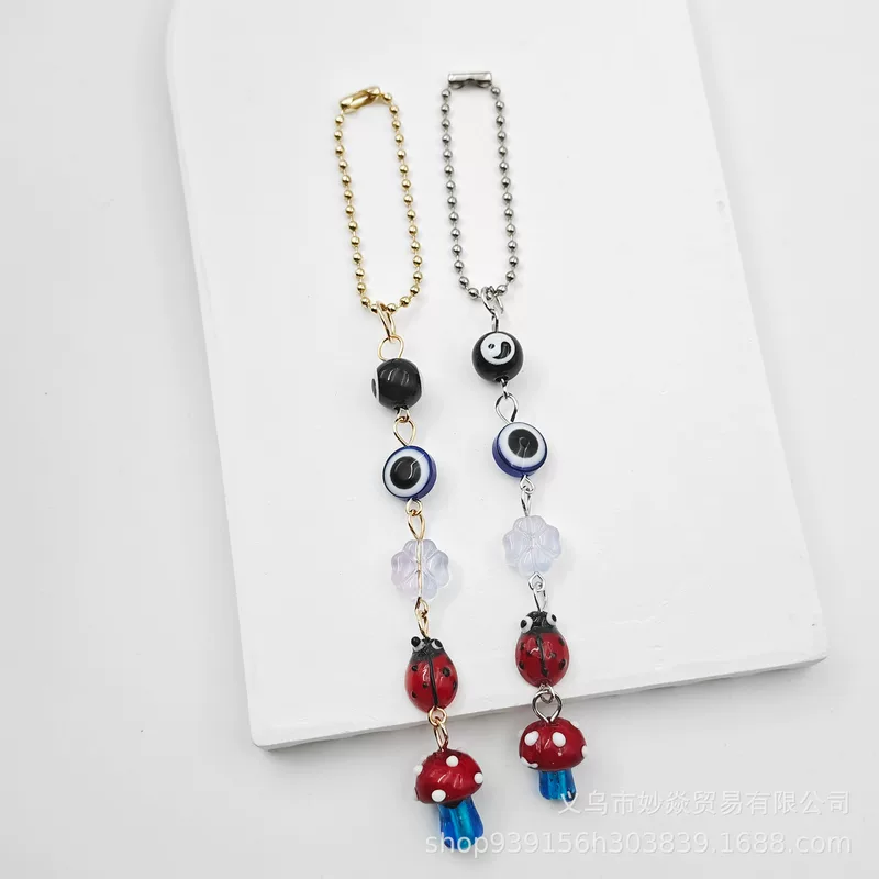 Creative keychain, bag, purse, mobile phone, pendant, Amazon, DIY