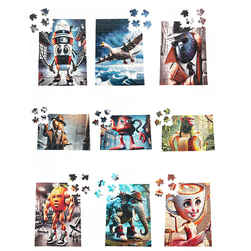 Cross-border hit tung tung sahur American Shan Hai Jing AI wooden puzzle intellectual children's toy gift