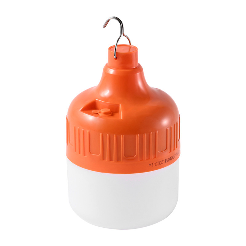 Nueva bombilla recargable led lámpara de carga de emergencia al aire libre lámpara de campamento impermeable batería de larga duración lámpara de bola de puesto del mercado nocturno