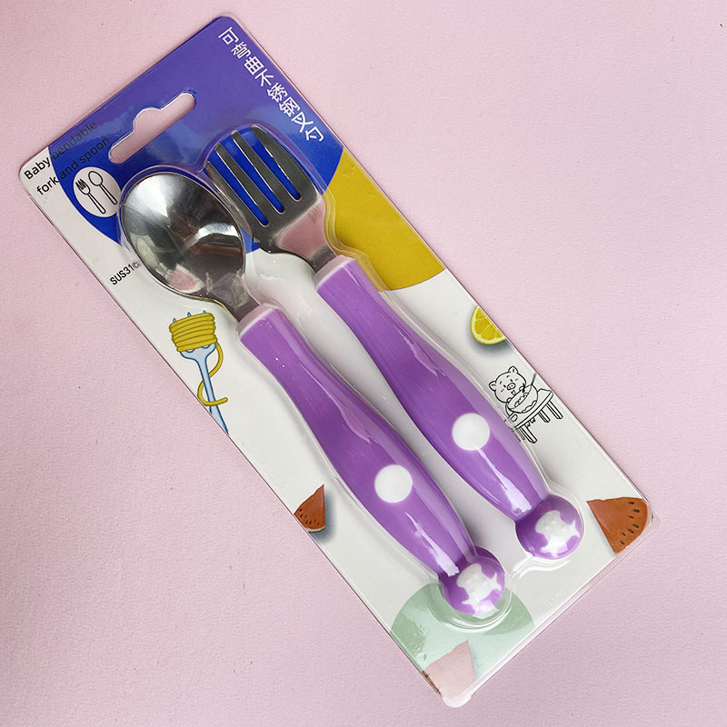 不锈钢扭扭勺 吸塑装