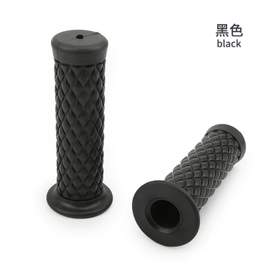 Cover CG-125 Grasp, Motorcycle Safety Supplies - ling-shape-retro-handle-glue-no-hole-black